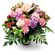 bouquet of roses carnations and alstroemerias. Samara